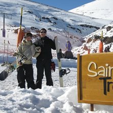 Jaha, d&aring; ska man ut bland sn&ouml;n igen... str&aring;land. Foto: Anne Lundstr&ouml;m. &Aring;kare: Jag &aring; daniella.