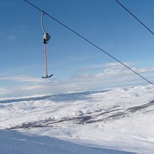Tittade ut mot bergen och s&aring; helt pl&ouml;tsligt kom . Foto: Isak Hemmingsson.