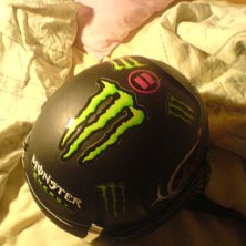 min skidhj&auml;lm som den ser ut nu
n&aring;n g&aring;ng i dec. Foto: jag. &Aring;kare: min hj&auml;lm.