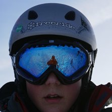 Kort taget in i linsen p&aring; mina Scott Ransom. jag . Foto: Alexander Sverin. &Aring;kare: Ivar Holmsten.