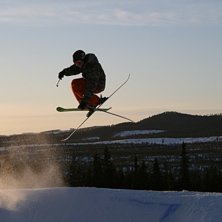 Kanske inte det snyggaste , men det g&aring;r fram&aring;t i. Foto: Fredrik. &Aring;kare: Emil Engvall.