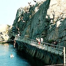 Efter en h&auml;rlig frikl&auml;ttringsled, p&aring; &ouml;n Sm&ouml;ge. Foto: Ulrik Brandt. &Aring;kare: Andreas Jacobsson.