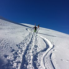 D&aring;ligt med sn&ouml; i B&ouml;rjan av februari i hela Alpe. Foto: Magnus Ekstr&ouml;m. &Aring;kare: Klas Rydstrand och Charlotta Frenckner.