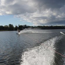 Sista g&aring;ngen jaa kmr att &aring;ka vattenskidor f&ouml;r d. &Aring;kare: Zander.