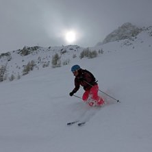 Karin i La Spatule. Foto: R. Hortlund. &Aring;kare: Karin Lindgren.