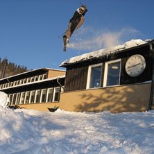 Droppar taket p&aring; skolan med en 180. Foto: Tom tror jag. &Aring;kare: Jeppe.