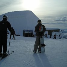 En kall dag p&aring; toppen i &Aring;re men med grym &aring;kning. Foto: Benny P. &Aring;kare: Robert A.