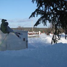 Jag drar en liten cork ;). Foto: M&aring;rten Svanberg. &Aring;kare: Jag.
