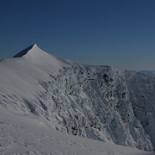 Kammen &ouml;ver till sydtoppen. Foto: tryggve tir&eacute;n.