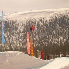 Emil Forss p&aring; Cloetta Big Air Finalen i Tand&aring;dal. Foto: Christian Eriksson. &Aring;kare: Emil Forss.