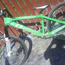 min cykel i tallmon  :). Foto: jag ?.