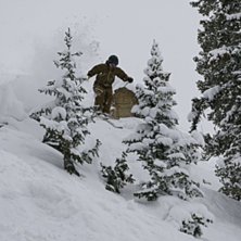 Sn&ouml; i stora m&auml;ngder gjorde denna dagen en riktig. Foto: Maria Lundin. &Aring;kare: Henrik Blom.