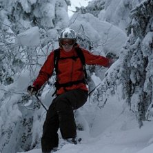 Mycket sn&ouml;! Tyv&auml;rr lite s&auml;mre v&auml;der, men det v. Foto: Emma Nord&eacute;n. &Aring;kare: Emma Johansson.