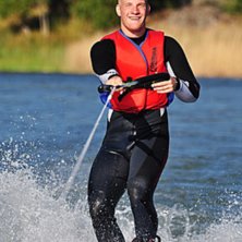 Denna &aring;kare &auml;r total nyb&ouml;rjare. F&ouml;rsta g&aring;ngen. Foto: Daniel Skilberg.