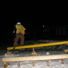 Jag n&ouml;ter lite pvc en sen november kv&auml;ll.. Foto: Per Lindstr&ouml;m. &Aring;kare: Marcus Leander.