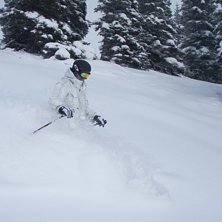 Efter obeskrivlig l&auml;ngtan efter sn&ouml; kom &auml;ntlige. Foto: Erik Sander. &Aring;kare: Kristofer Sandstr&ouml;m.