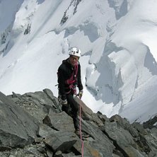 Uppe p&aring; en fikahylla p&aring; Pollux, kunde tydligen b. Foto: Olof Mattiasson. &Aring;kare: Johan Hernberg.