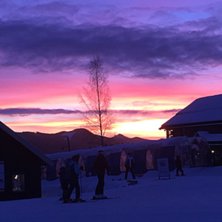 Nydelig morgen.
I dag har vi en helt fantastisk so.