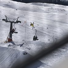 ...tagen under JOSS en tidig morgon uppe p&aring; 1000m. Foto: Benjamin Johansson. &Aring;kare: Simon Dumont.