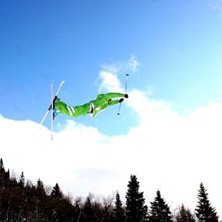 Carl fick en bra bild i br&auml;cke p&aring; sportlovet.
. Foto: Carl Svedberg. &Aring;kare: Sebbe.