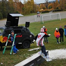 Hajkar lite box p&aring; Make It Happen i &Ouml;SD. Foto: Tommie Johansson. &Aring;kare: mini.