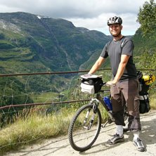 En bild fr&aring;n min cykelsemester i Norge denna somm. Foto: En tysk jag tr&auml;ffade.