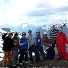 Gruppbild fr&aring;n stryn. 
Fr.v. Birk, Karl, Eric, D. Foto: Sj&auml;lvutl&ouml;sarsson. &Aring;kare: Birk, Karl, Eric, David, Martin, Johan, Gustav, Oskar.
