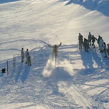 V&aring;r pluton har gruppvis hoppt&auml;vling under v&aring;r f. Foto: Anders Hans&eacute;n. &Aring;kare: Furir Dahlberg.