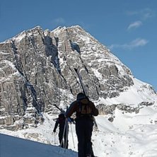 P&aring; v&auml;g till Col de Per. Foto: Marius Staevnas. &Aring;kare: Martin Larsson.