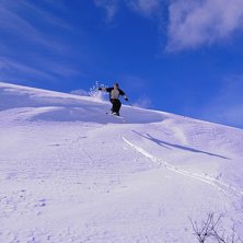 Var ute o hetsade skoter en dag o s&aring;g ett nice st. Foto: Johan Neistr&ouml;m. &Aring;kare: Robin Nyzell.