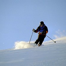 Underbar heliski i mitten av februari 2006 d&auml;r pu. Foto: Jonas Emilsson. &Aring;kare: P&auml;r Undin.