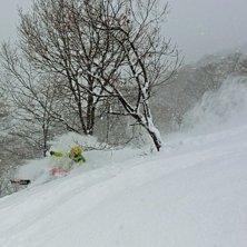 Just keep coming down........... Foto: Robert Hortlund. &Aring;kare: Henrik Liljeqvist.