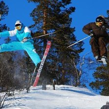 Vackert ! . Foto: Oskar Bakke. &Aring;kare: Sebastian Johansson och Emil Dahlberg.