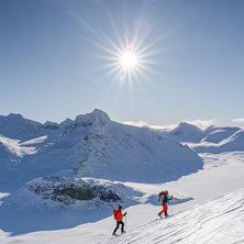 Topptur i Sarek, Februari 2020.