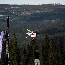 NM i Slopestyle uppv&auml;rming. Foto: Tobias &Ouml;str&ouml;m. &Aring;kare: Ville Sj&ouml;gren.