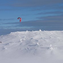 kiting p&aring; mullfj&auml;llet &auml;r vackert men ofta utan . Foto: Ville BergMalmborg. &Aring;kare: Tobas johansson.
