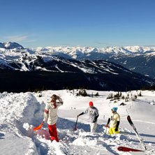 Kickbygge min f&ouml;rsta dag i Whistler... Foto: Ludwig Andersson. &Aring;kare: Robin Sandberg, John Boer &amp;amp; Gustavo Cederkvist.