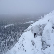 Vid god sikt ser du Dundret norrut, men bara vyn �.