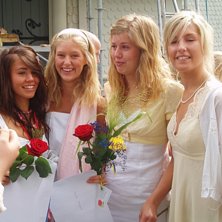 jag, pernilla, helena, sanne. Foto: mamma.