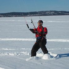 Kite kurs p&aring; is.