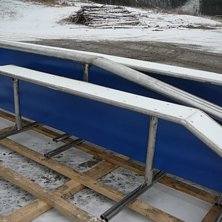 Ett paket med tre rails har kommit ...... Foto: Peter Wallin.