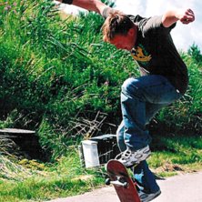 En Flygplans-stylee ollie :-) fr&aring;n 2009 sku&acute;ja&acute;. Foto: La Mima. &Aring;kare: Kristian B.