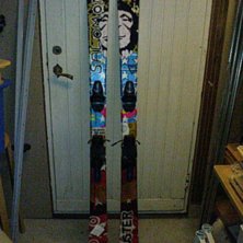 Mina skidor. Foto: Johannes Herbertsson.