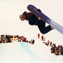 King of the hill i Riksgr&auml;nsen 1998. Foto: Johan Ylitalo. &Aring;kare: Ok&auml;nd.