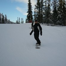 Ett av s&auml;songens f&ouml;rsta &aring;k, grym sn&ouml; - t&auml;rt m. Foto: Johanna Grundberg. &Aring;kare: Isabell Back.