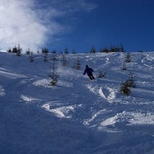 Spraviedliva Moguls off-piste. Foto: Tomasz Adamowicz. &Aring;kare: Tomasz Adamowicz.