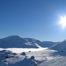 Molnen ligger &ouml;ver dalen.. Foto: Gustav x.