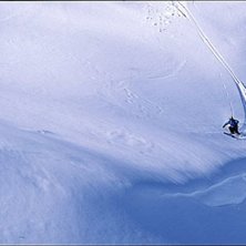 En sk&ouml;n eftermiddag i mars efter att liftarna had. Foto: Daniel Johansson. &Aring;kare: Rickard Ljunggren.