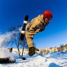 Alla bilder kan ju inte vara seri&ouml;sa :). Foto: Jonas Axelsson. &Aring;kare: Gabriele Stea.