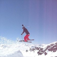 Naturhopp i Val T. 
underbart v&auml;der, och galet n. Foto: Anton &Aring;berg. &Aring;kare: Kristofer Dahlstedt.